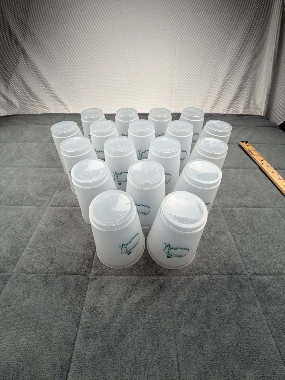 The Masters Tournament Augusta National Plastic Frosted Drink Cups Set of 18